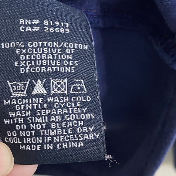 Robert Graham Mens Sweater Size Large 1/4 Zip Pullover Blue Long Sleeve Cotton - Picture 7 of 7